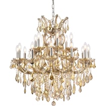maria gold chandelier   