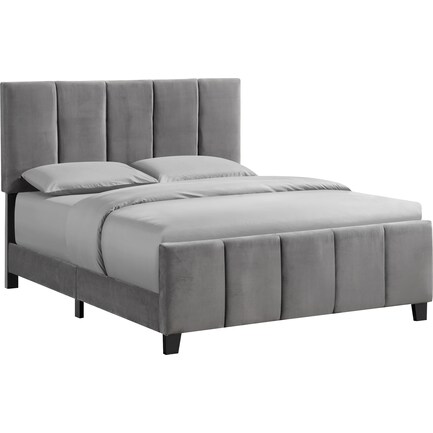 Mariana King Bed - Flannel