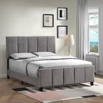 mariana gray queen bed   