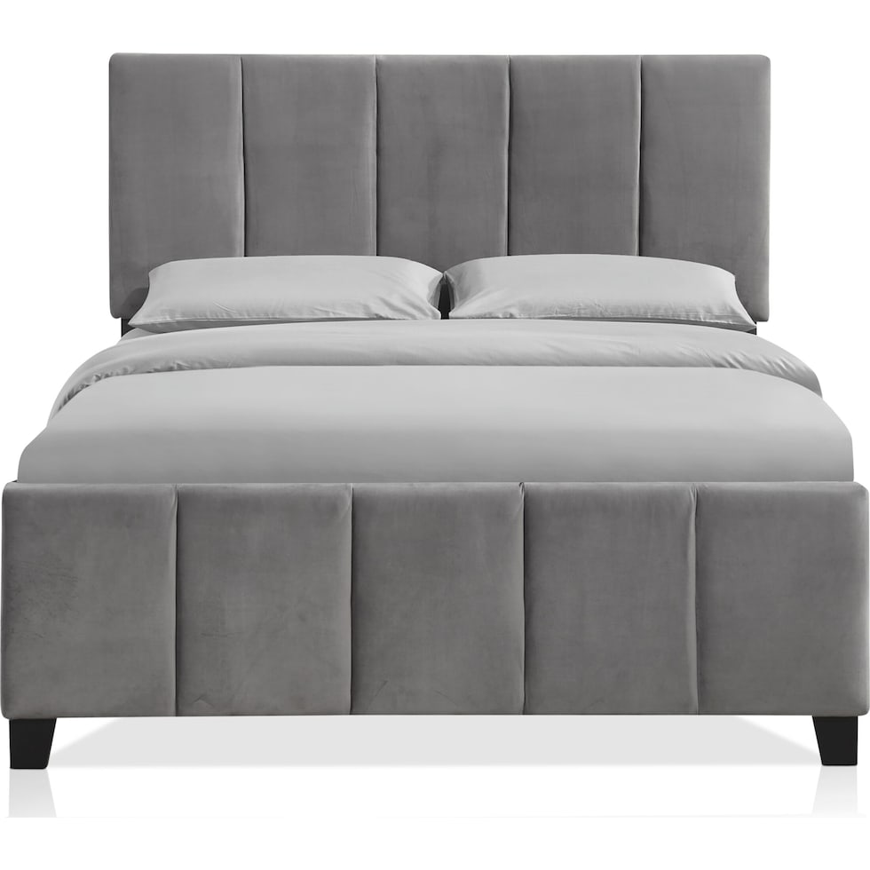 mariana gray queen bed   