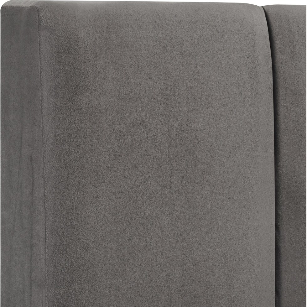 mariana gray queen bed   