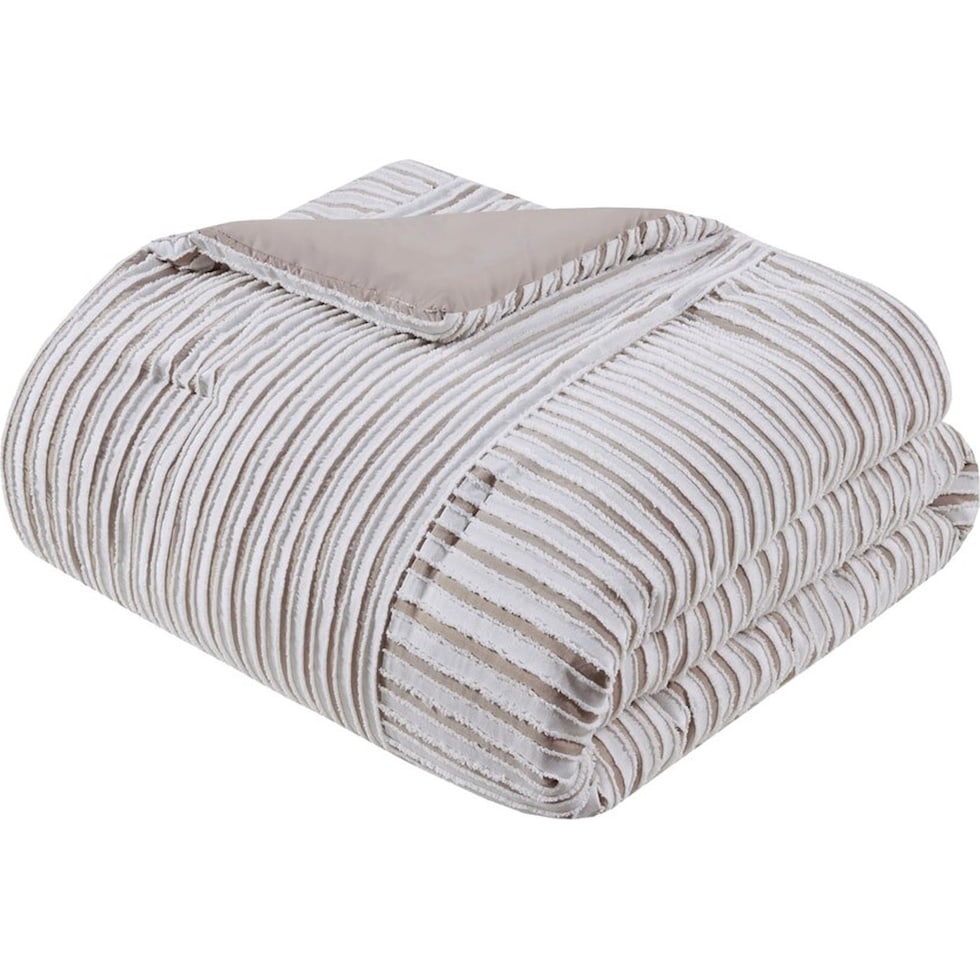 mariana light brown king california king bedding set   