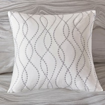 marie white king bedding set   