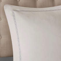 marie white queen bedding set   