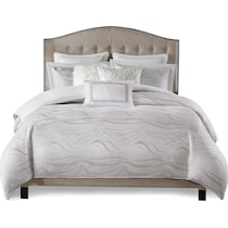 marie white queen bedding set   