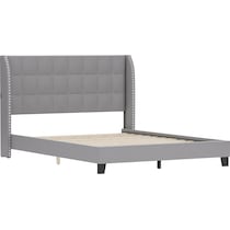 marietta gray queen bed   