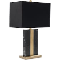 marin black table lamp   