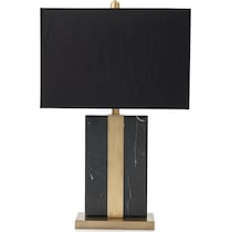 marin black table lamp   