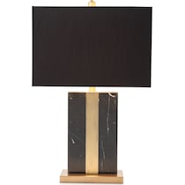 marin black table lamp   