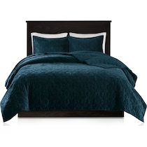 marina green king bedding set   