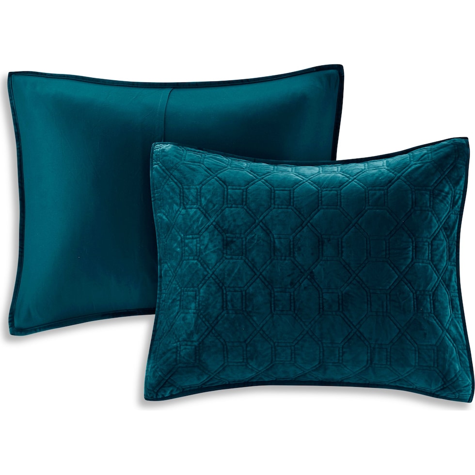marina green king bedding set   