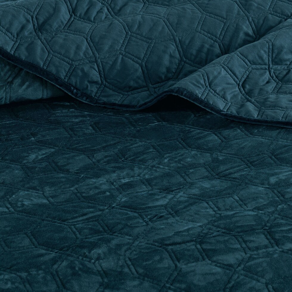 marina green king bedding set   