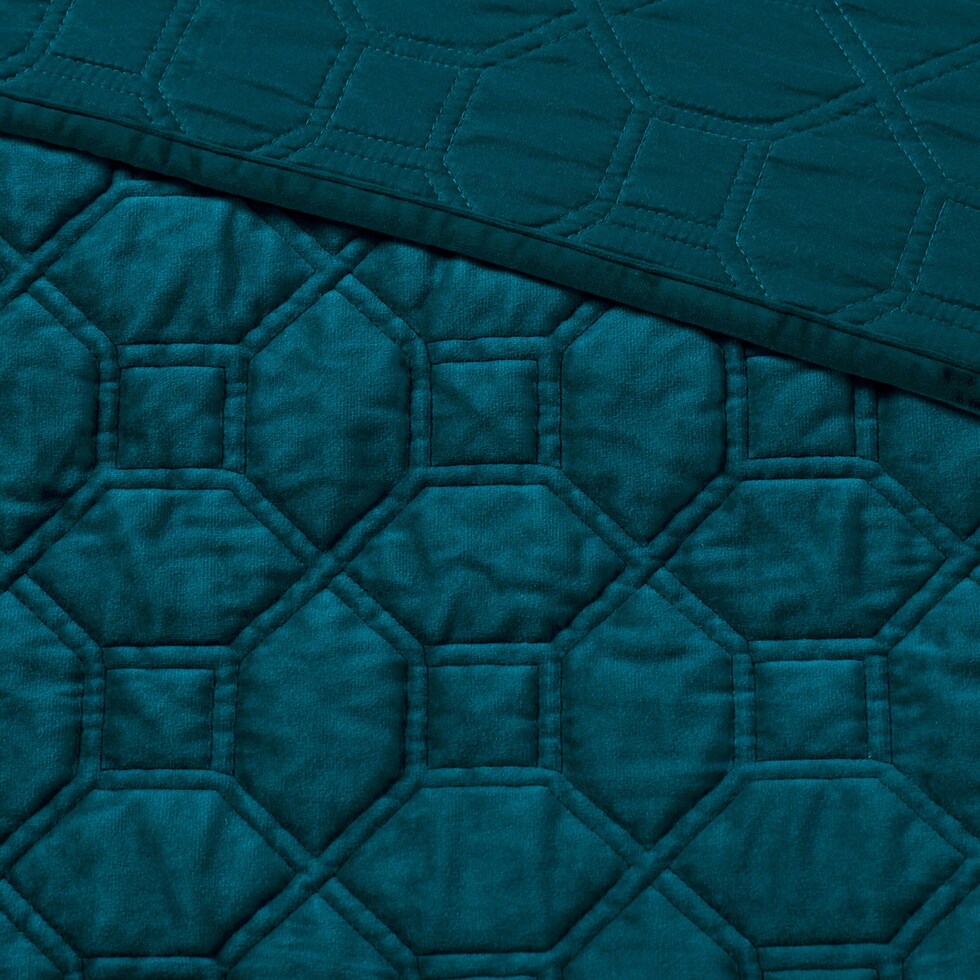 marina green king bedding set   