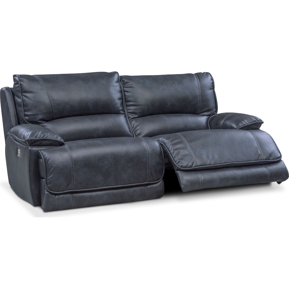 mario power blue  pc power reclining sofa   