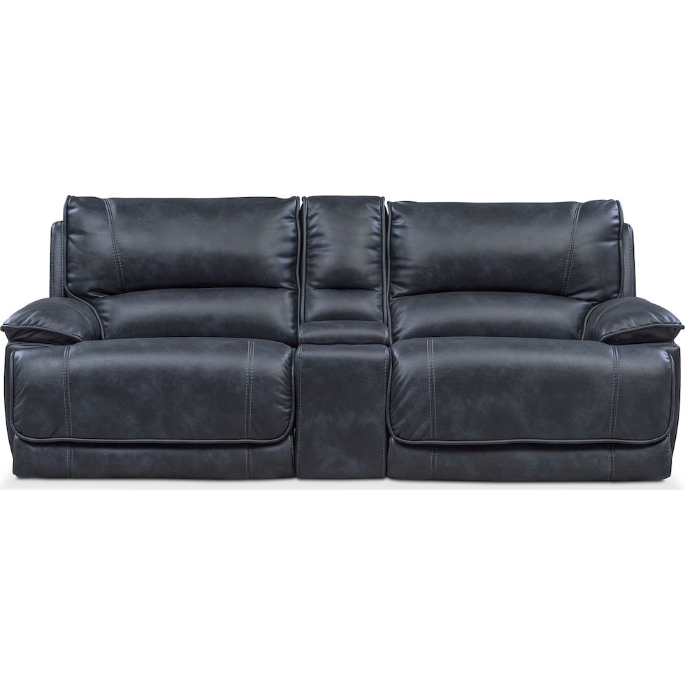 mario power blue  pc power reclining sofa   