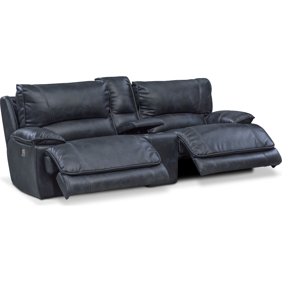 mario power blue  pc power reclining sofa   