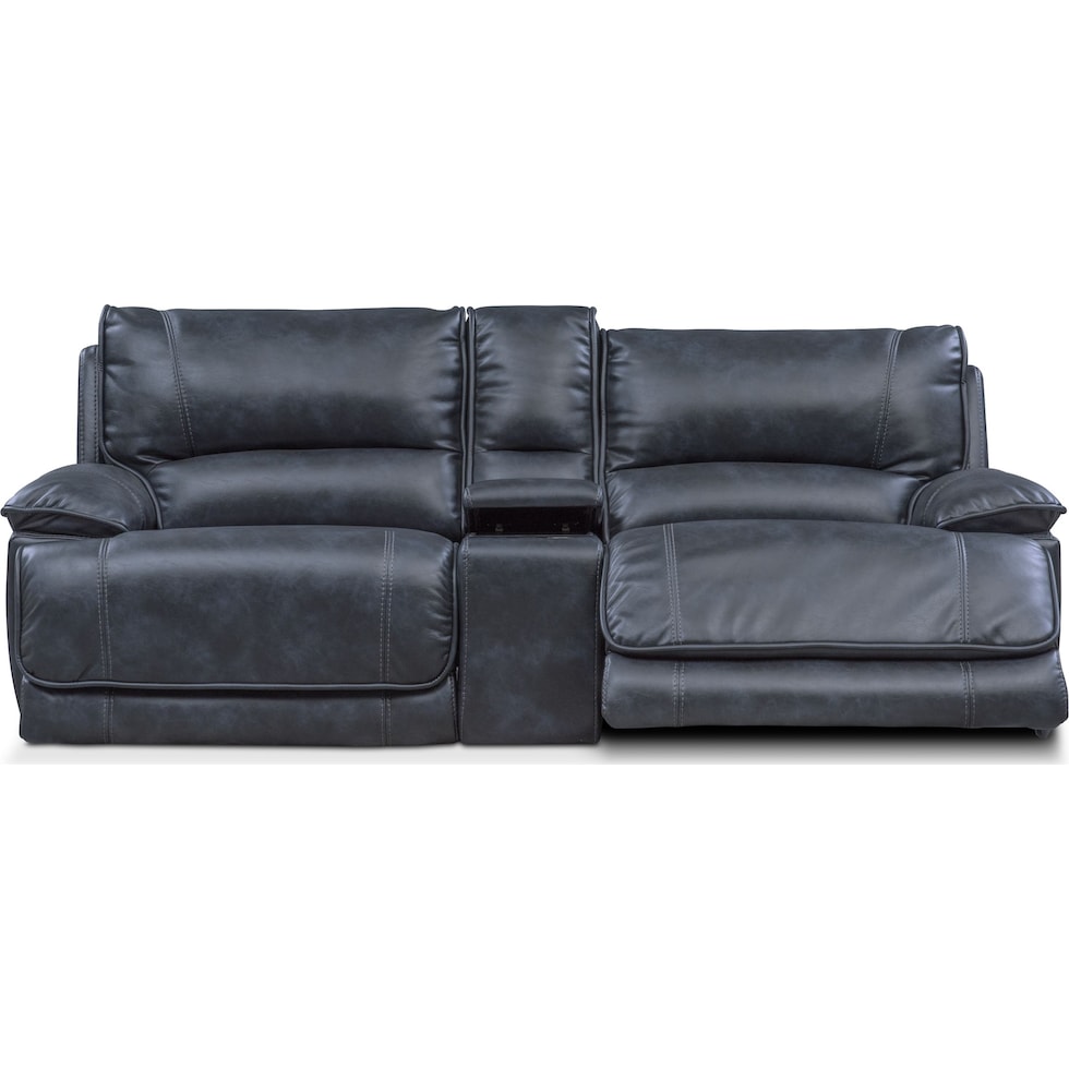 mario power blue  pc power reclining sofa   