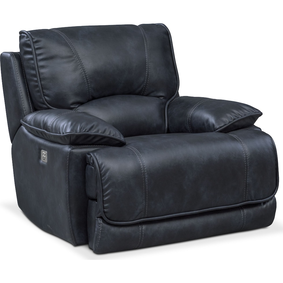 mario power blue power recliner   