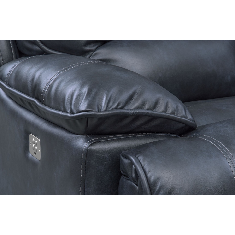 mario power blue power recliner   