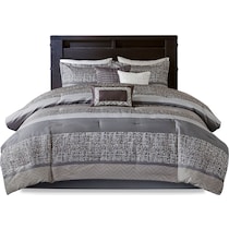 maris gray california king bedding set   
