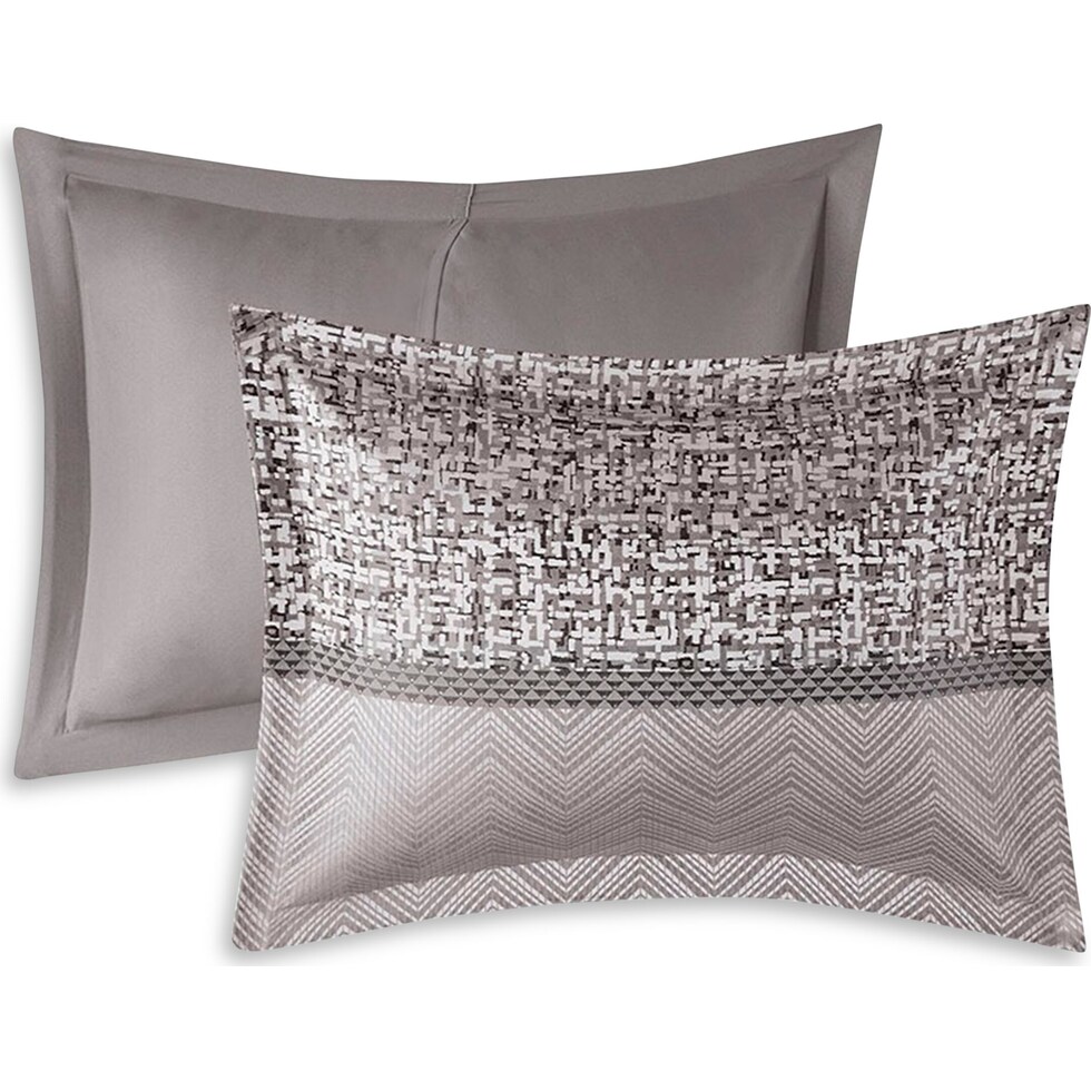 maris gray california king bedding set   