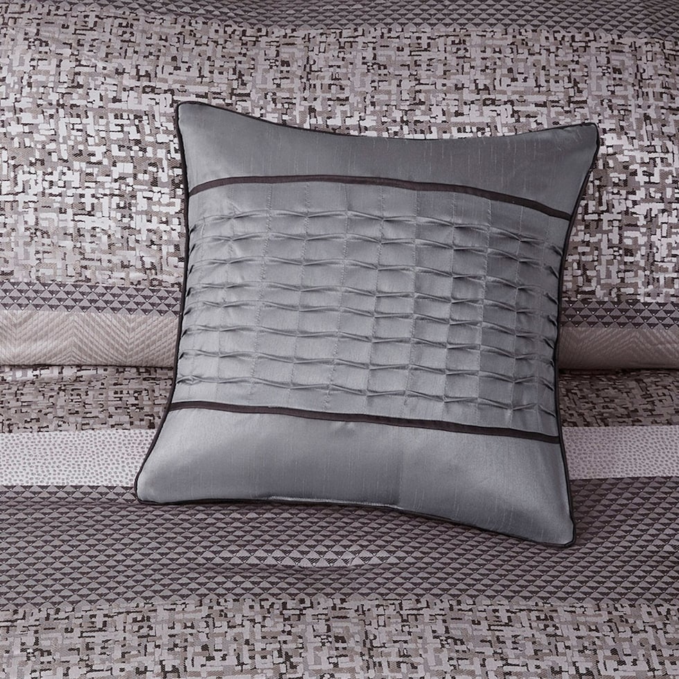 maris gray california king bedding set   
