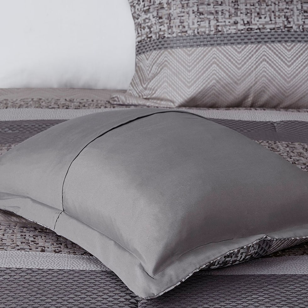 maris gray california king bedding set   