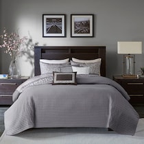 maris gray king bedding set   