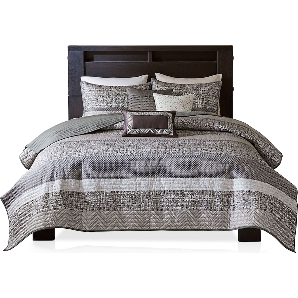 maris gray king bedding set   