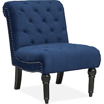 marisol blue armless chair   