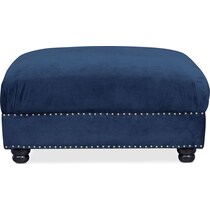 marisol blue ottoman   