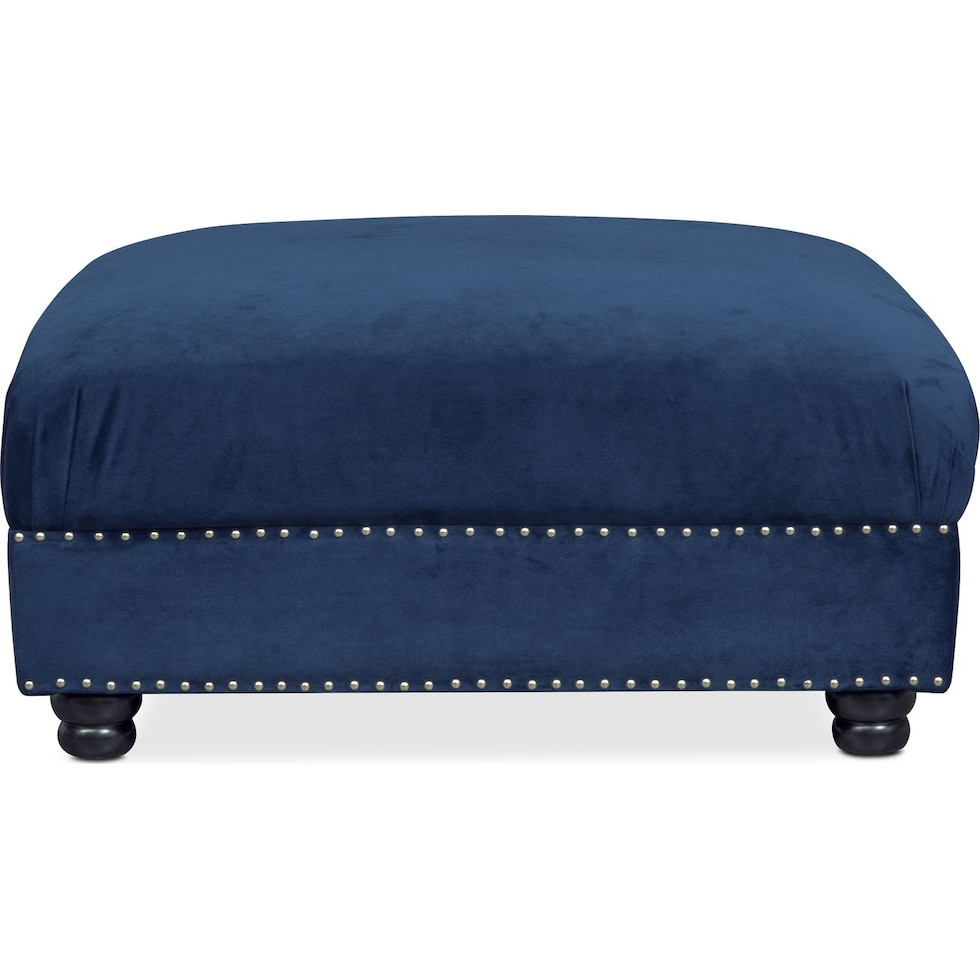 marisol blue ottoman   