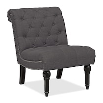marisol gray armless chair   