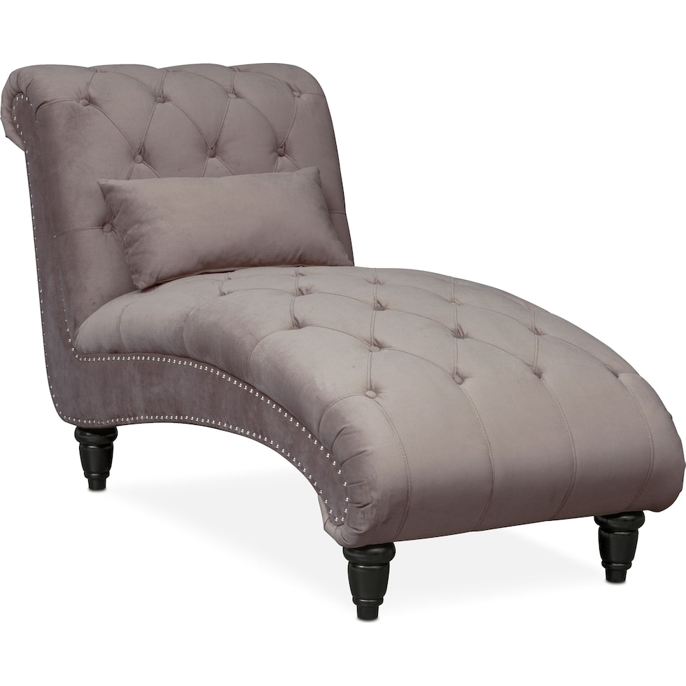 marisol gray chaise   