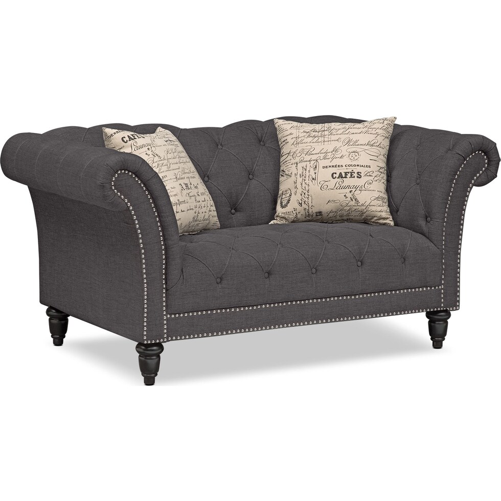 marisol gray loveseat   