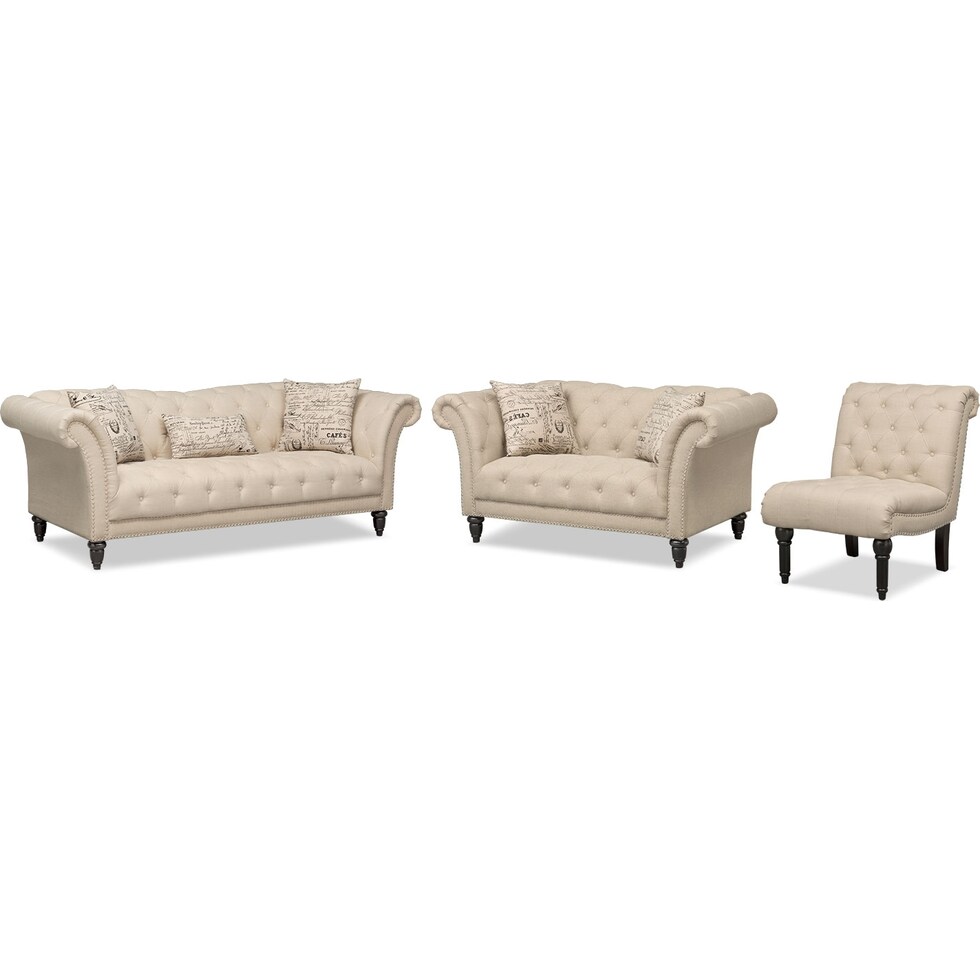 marisol light brown  pc living room   