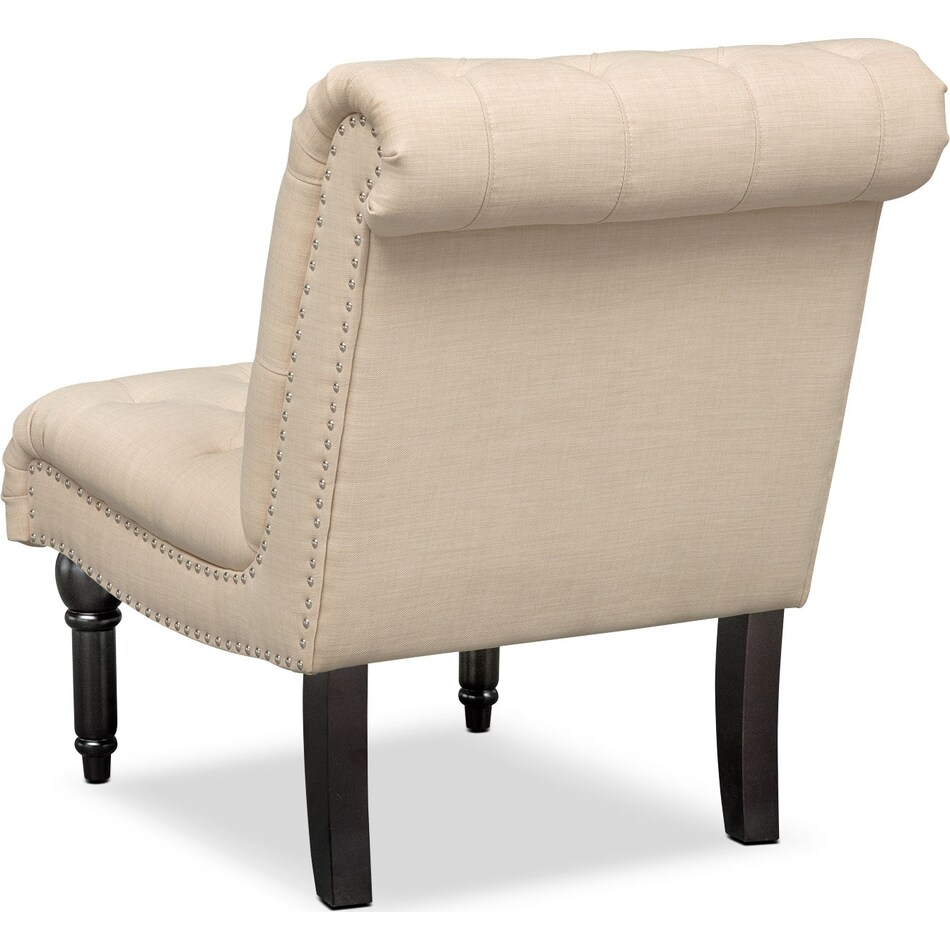 marisol light brown armless chair   