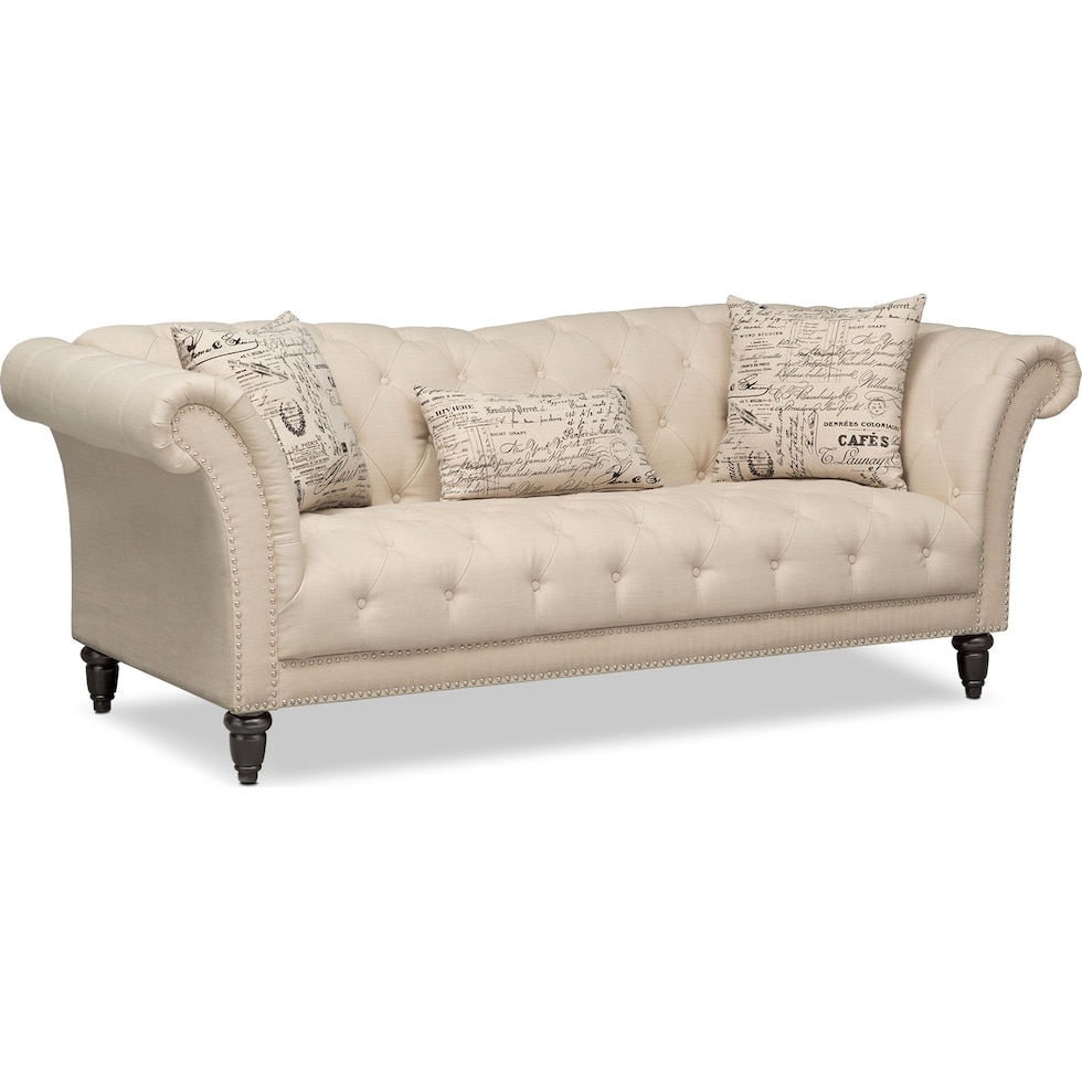 marisol light brown sofa   