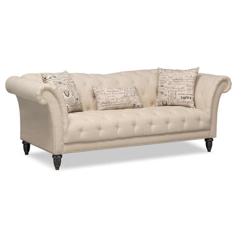 Marisol Sofa and Loveseat Set Beige Value City Furniture