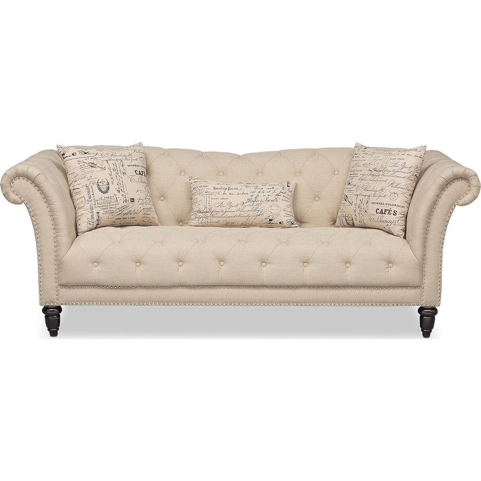 marisol light brown sofa   