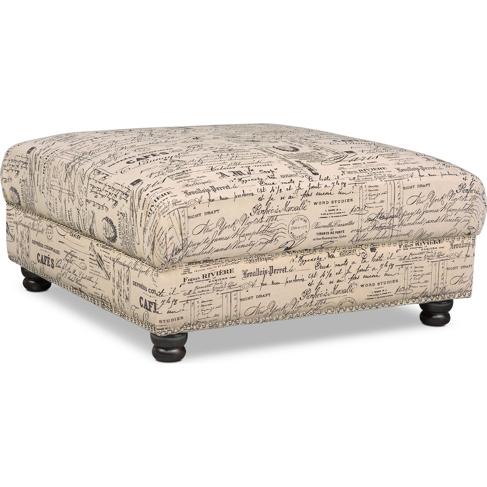 marisol multicolor ottoman   