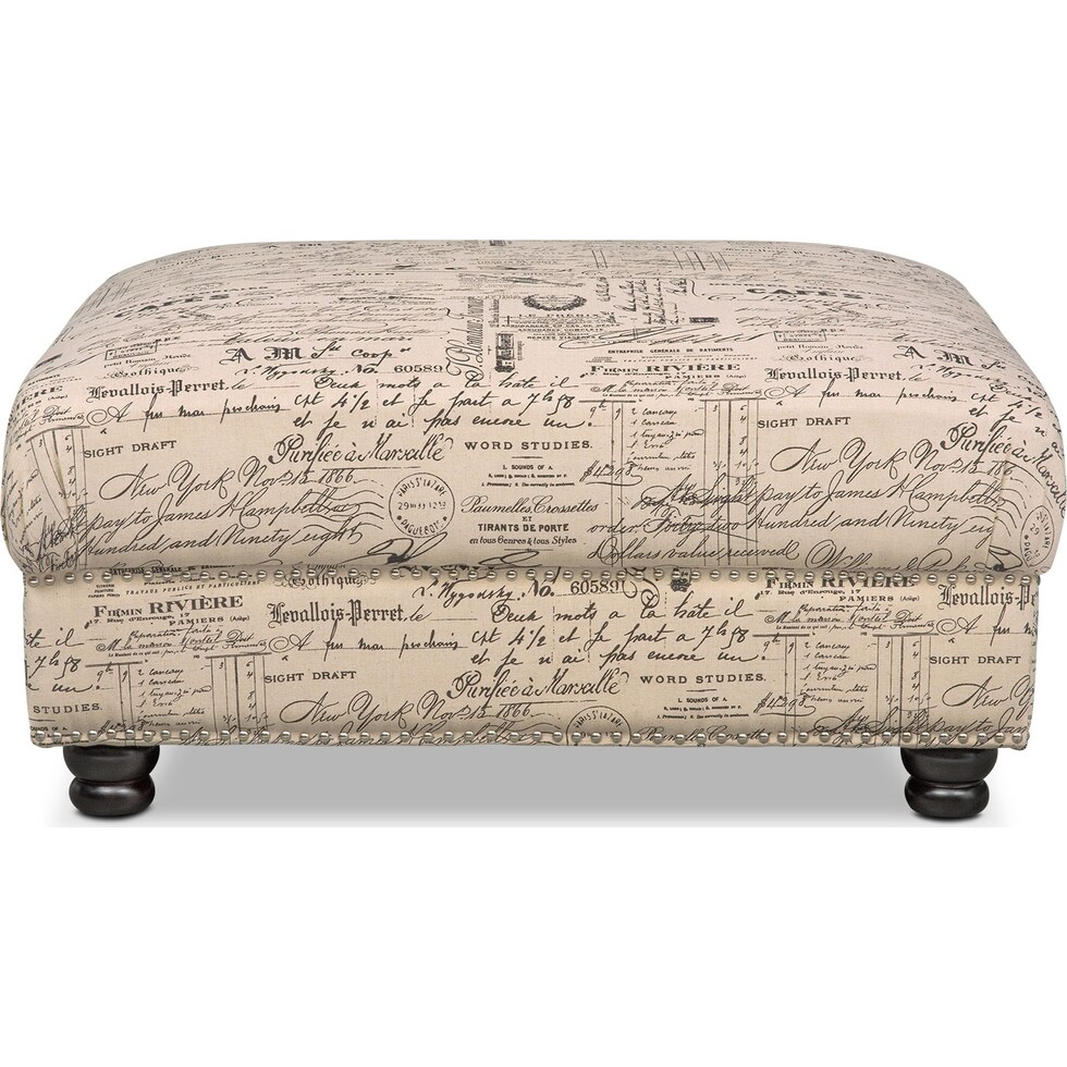 marisol multicolor ottoman   