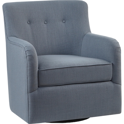 Marissa Swivel Chair - Blue