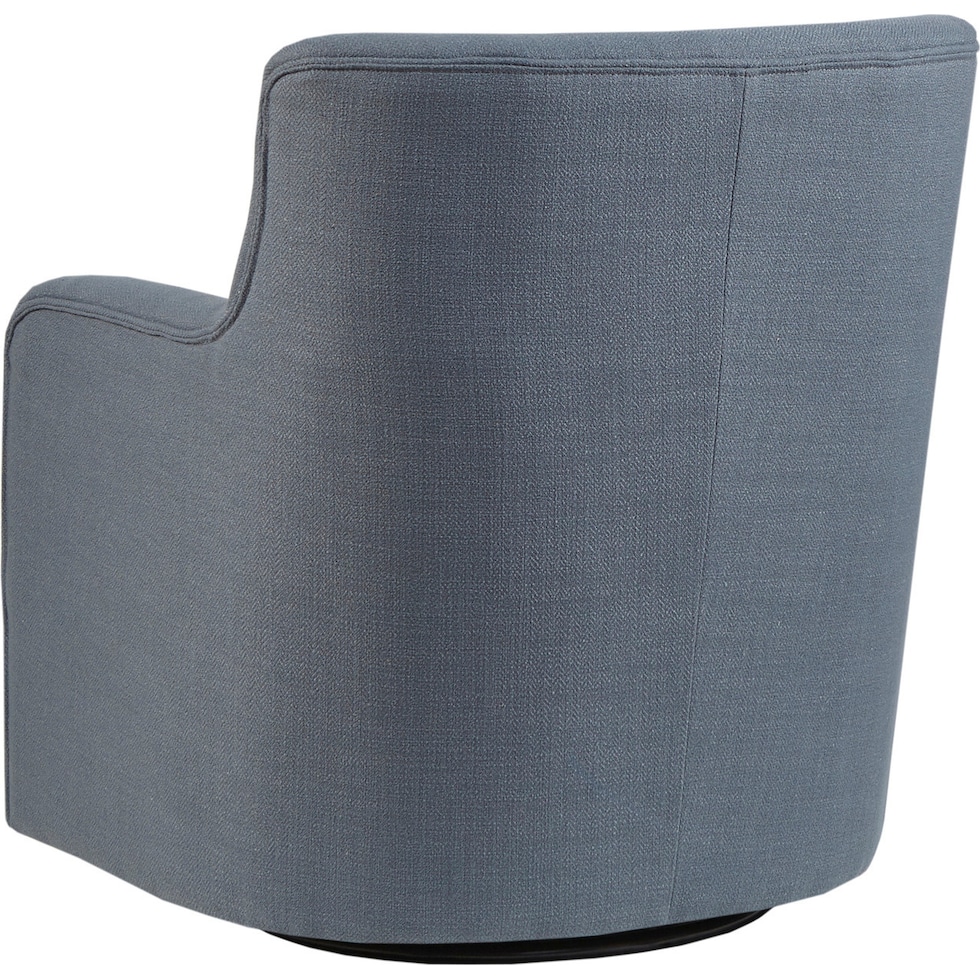 marissa blue accent chair   