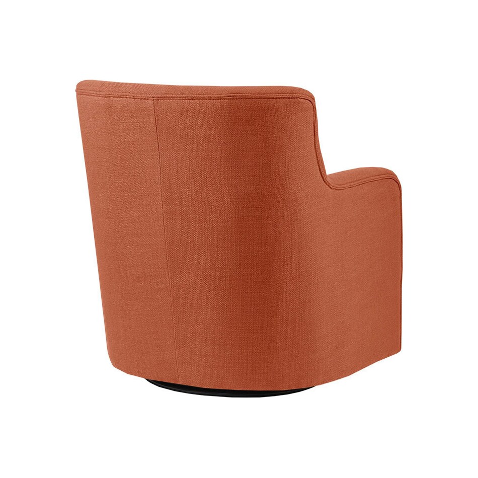 marissa orange accent chair   