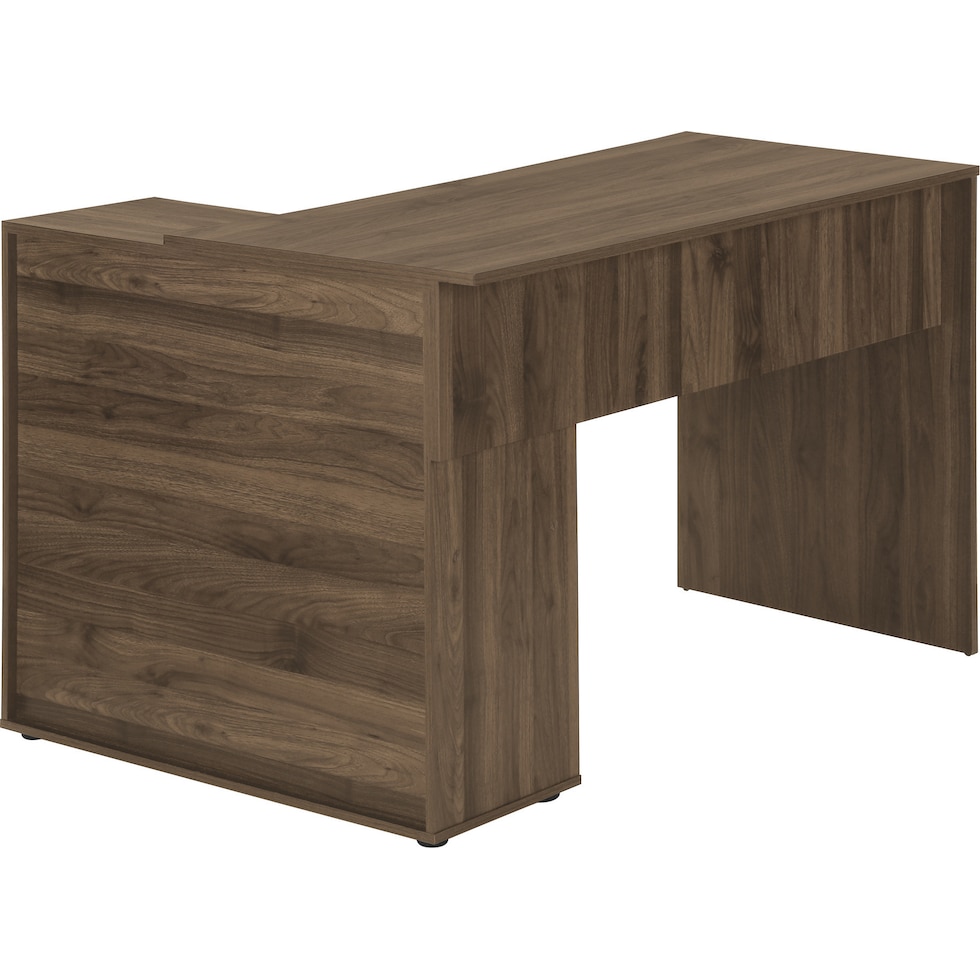 mark dark brown desk   