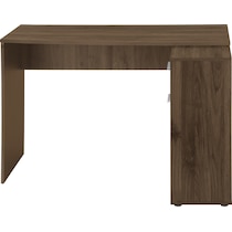 mark dark brown desk   