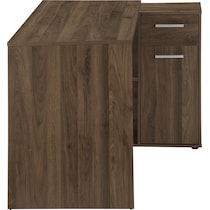 mark dark brown desk   