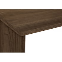 mark dark brown desk   