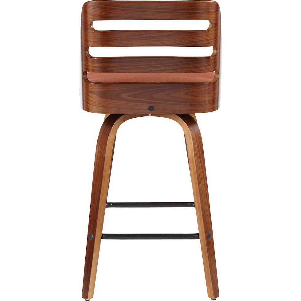 marla orange counter height stool   